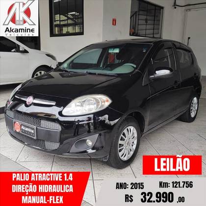 FIAT PALIO 1.4 MPI ATTRACTIVE 8V FLEX 4P MANUAL FIAT PALIO 1.4 MPI ATTRACTIVE 8V FLEX 4P MANUAL